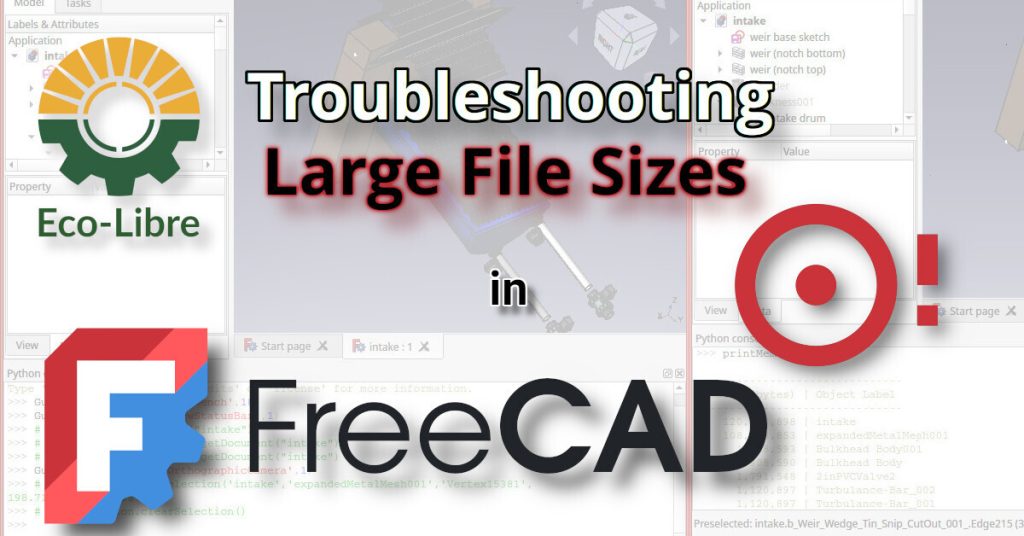 Troubleshooting Large File Sizes in FreeCAD
